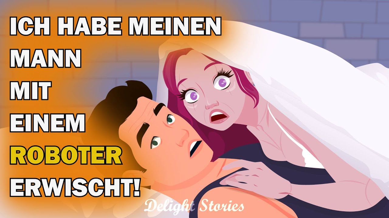 Robofrau droht, mein ungeborenes Baby und mich zu bestrahlen