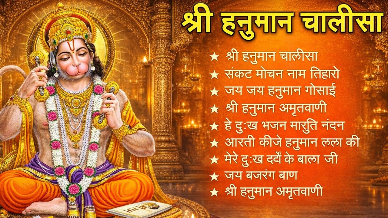 श्री हनुमान चालीसा 🌺🙏 shree hanuman chalisa original video 🙏🌺 gulshan kumar hariharan full hd 