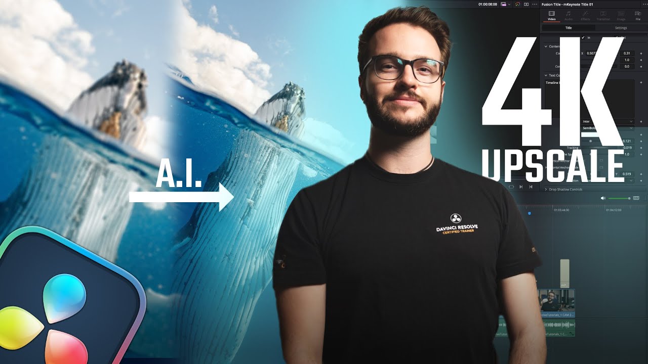 SUPERSCALE 2X ENHANCED: Verbessere die Qualität deiner Videos! | DaVinci Resolve Tutorial