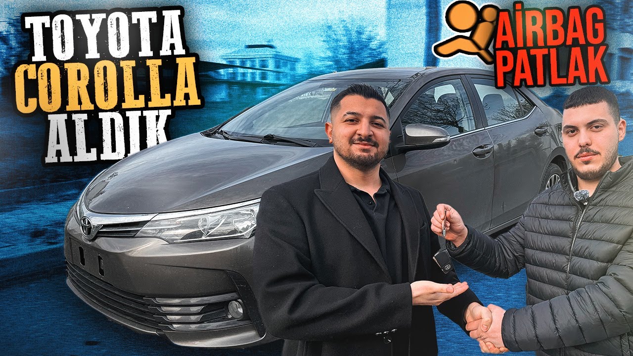 AİRBAGLER PATLAK TOYOTA COROLLA ALDIK ! 560.000 TL