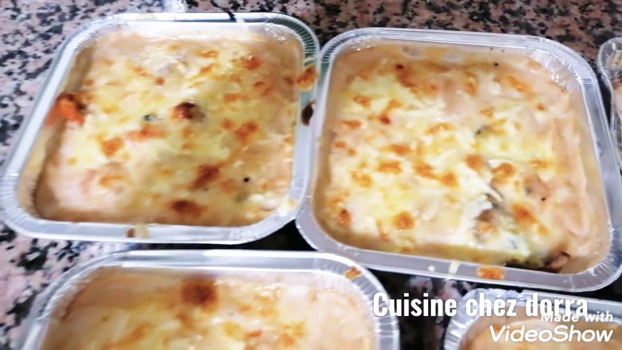 Gratin crevette et champignons