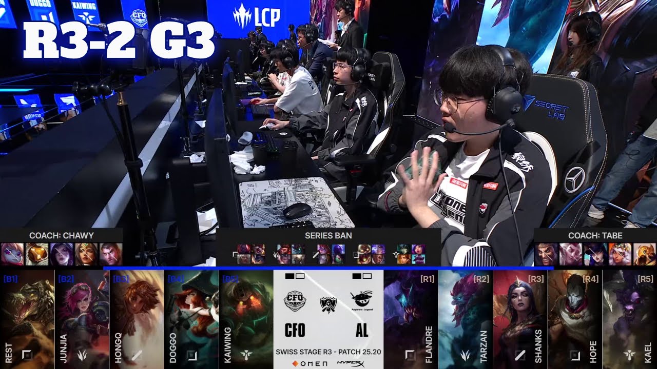 CFO vs AL - Game 3 | Day 3 LoL Worlds 2025 Swiss Stage | CTBC Flying Oyster vs Anyone's Legend G3