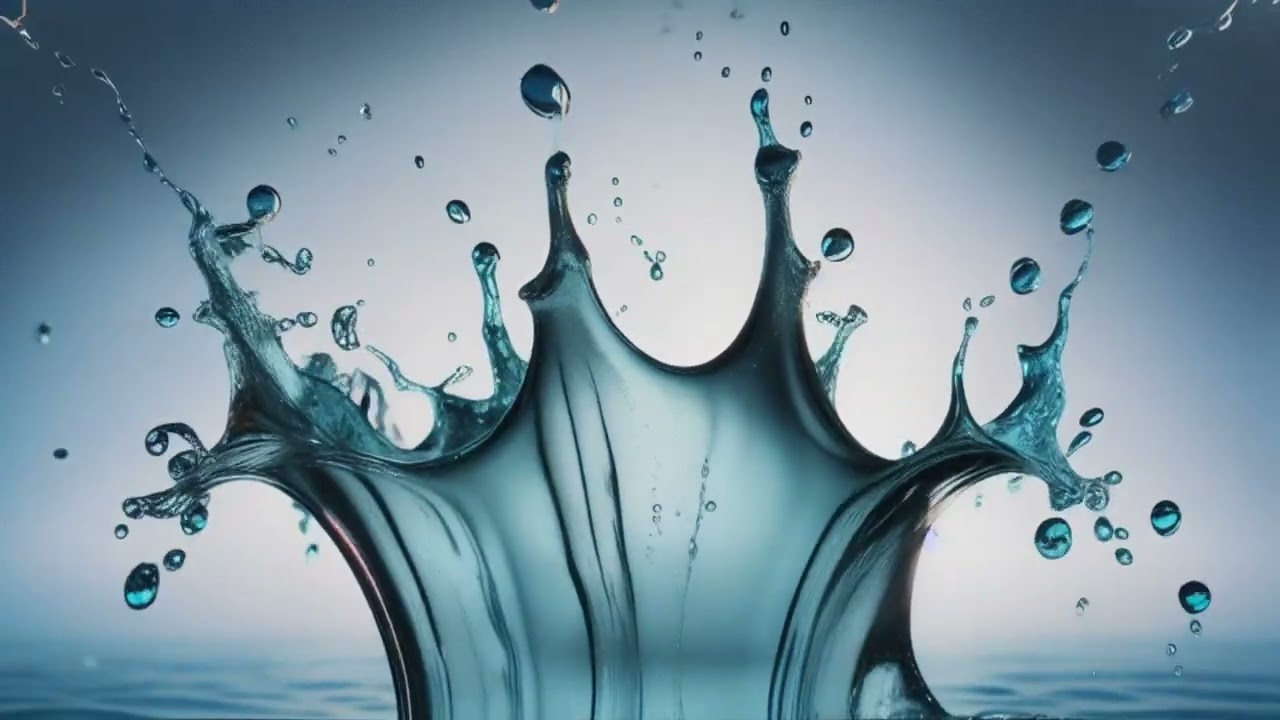 Dynamic AI Water Splashing Enhanced With A Appealing Background