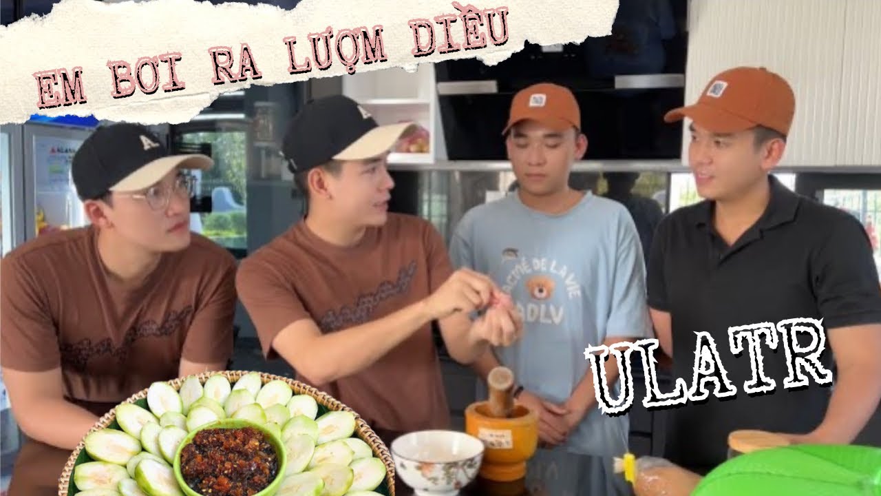 Thanh Đoàn - Hà Trí Quang, ra vườn bẻ xoài chấm nước sốt Thái, kể lại chuyện lúc nhỏ bị đuối nước