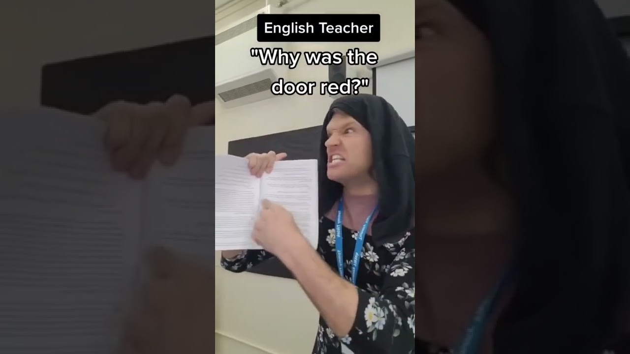 English Literature lessons be like… 
