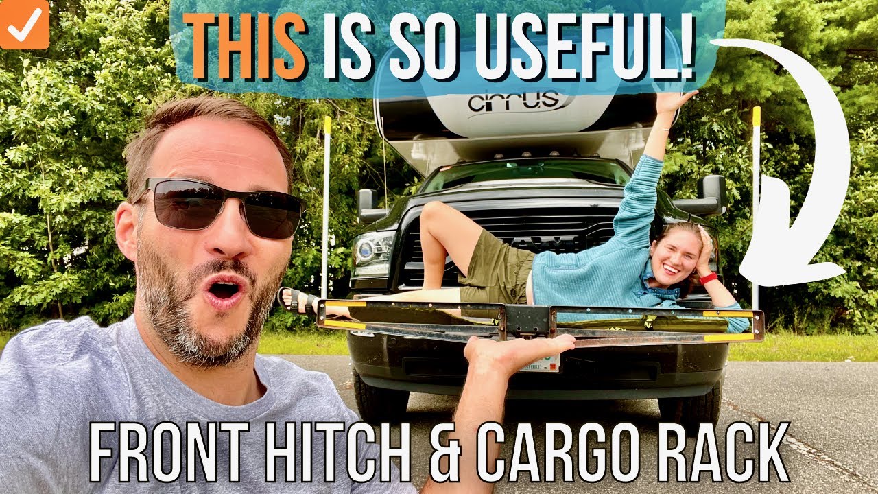 This Is So Useful! // Front Hitch Cargo Rack Setup and How We Use It
