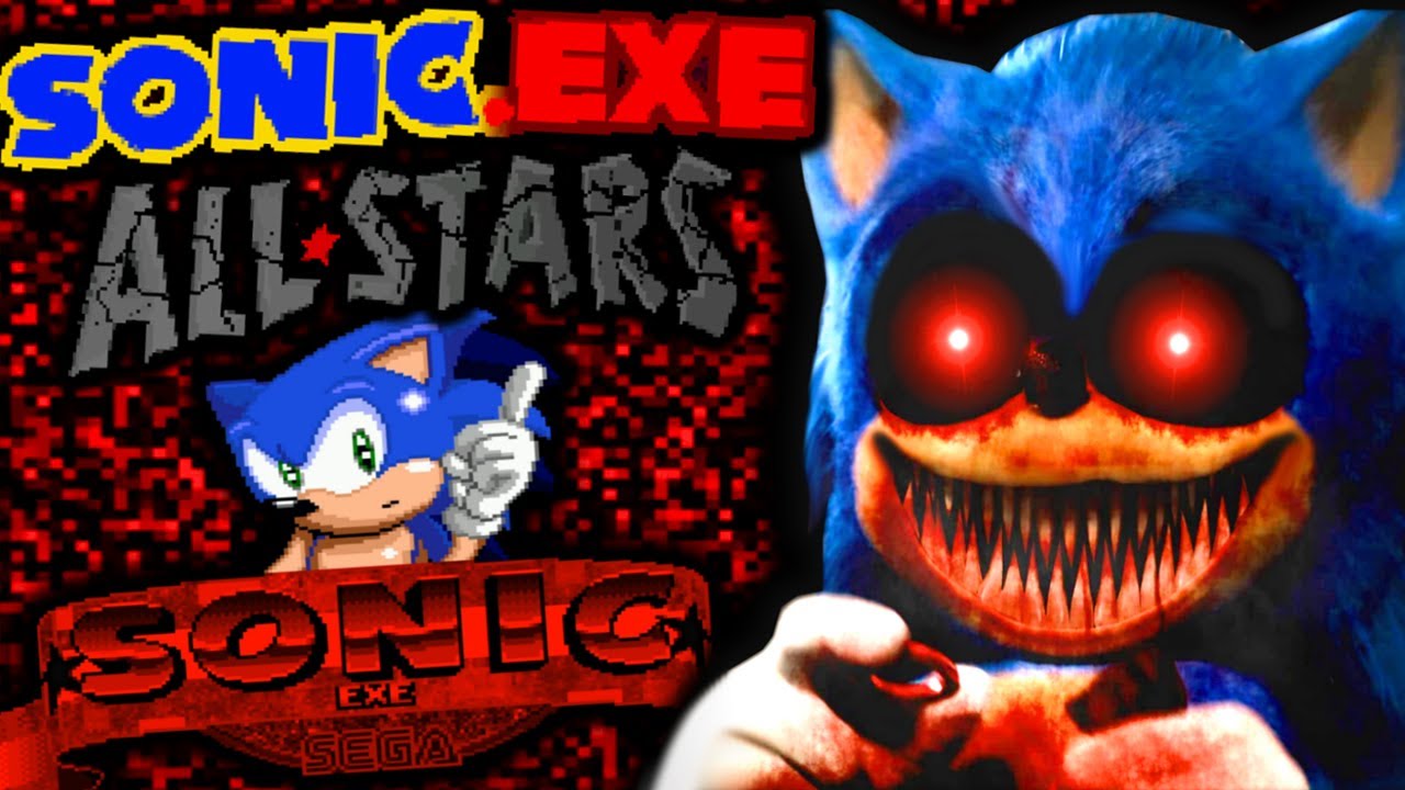 SECRET ENDING AND SONIC LEVEL EASTER EGG - SONIC.EXE ALL STARS - All Black Rings (SONICALLSTARS.EXE)