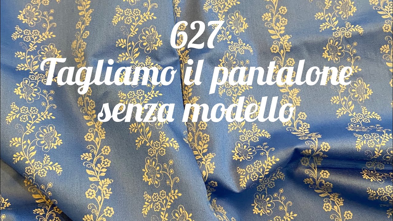 Tagliamo i pantaloni senza modello