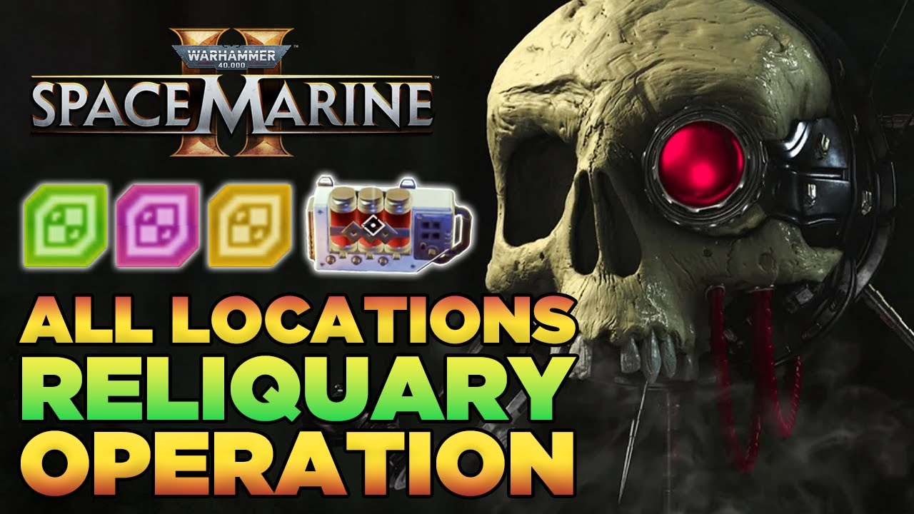 ALL RELIQUARY Armoury Data | Guardian Relic | Gene Seed Locations Guide | Space Marine 2