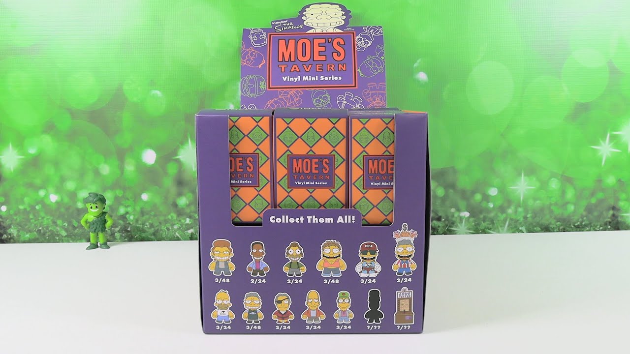Обзор распаковки мини-фигурки Kidrobot из серии «Симпсоны: Таверна Моэс» | CollectorCorner