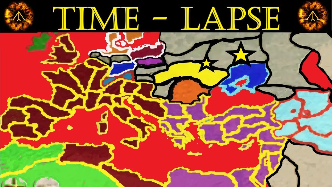 Barbarian Invasion //TIMELAPSE// Total War