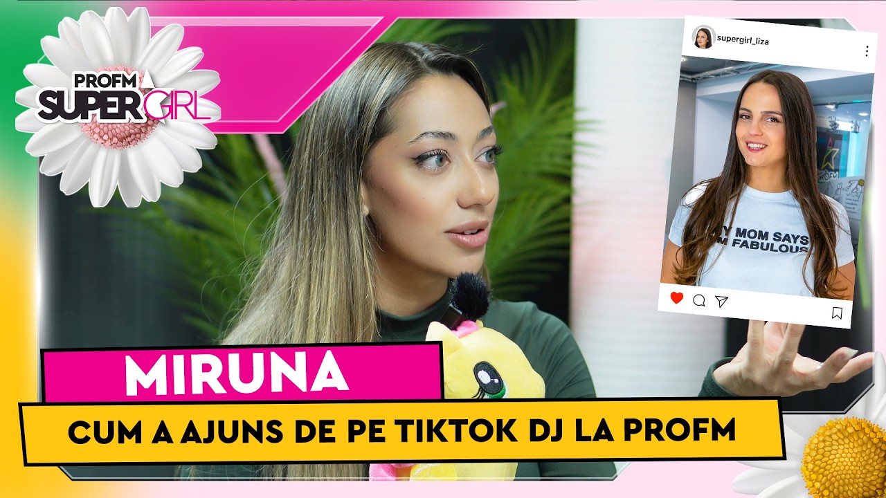 MIRUNA, despre valorile care o ghidează: familie, credință și radio | PROFM SuperGirl 2026