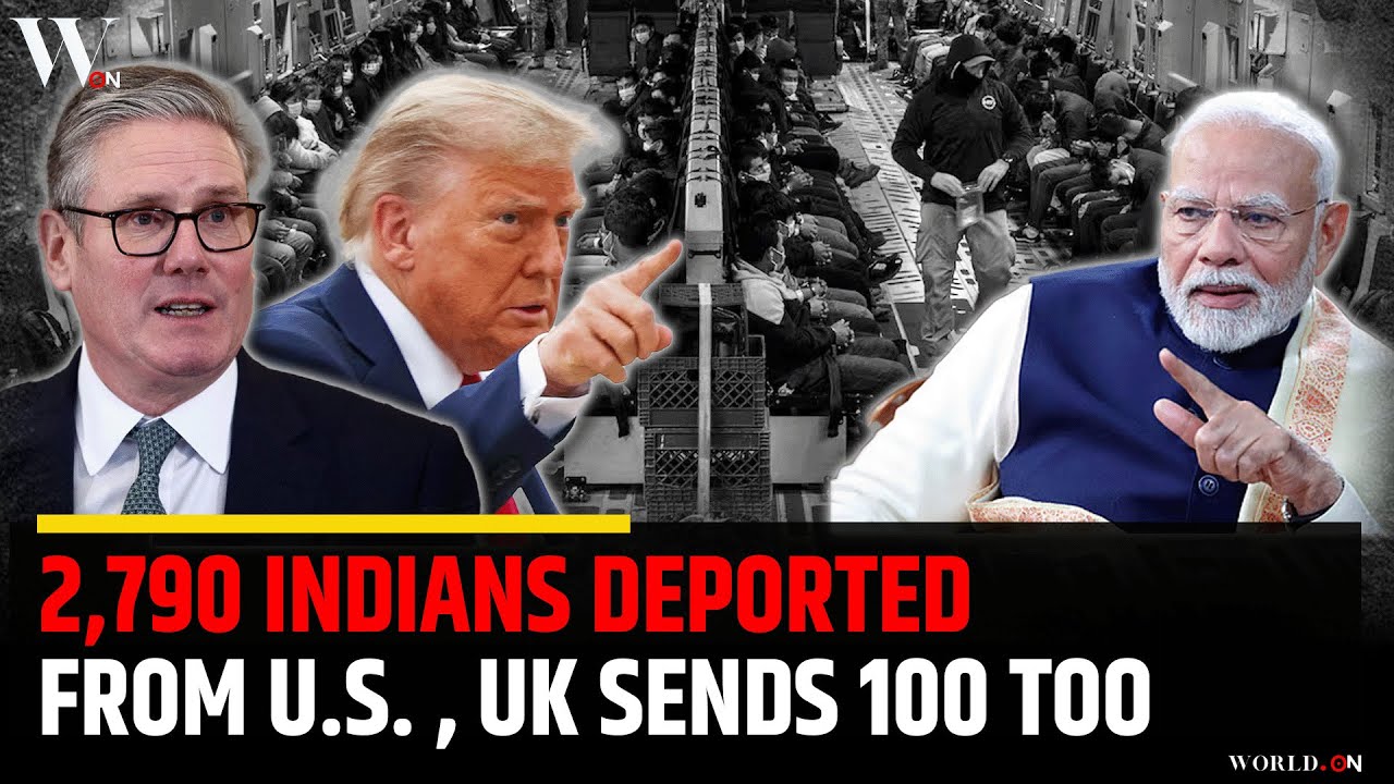 Mass Deportations: 2,790 Indians Deported from US, 100 from UK