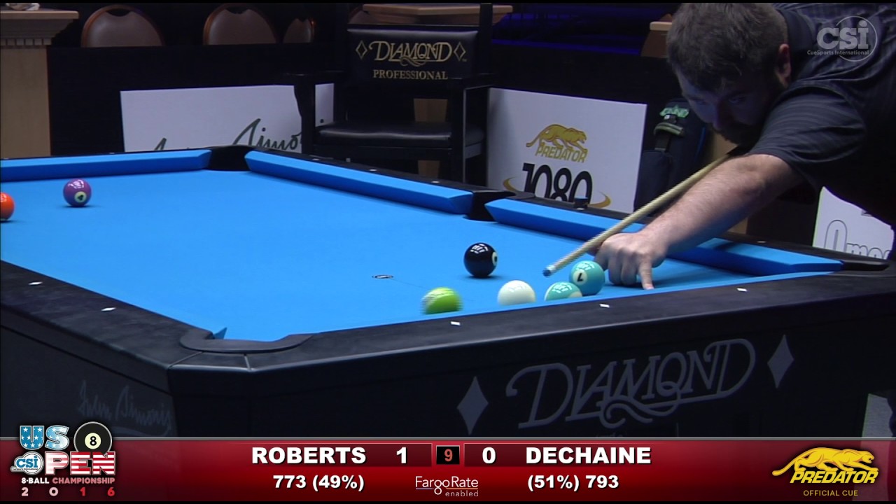2016 US Open 8-Ball: Josh Roberts vs Mike Dechaine