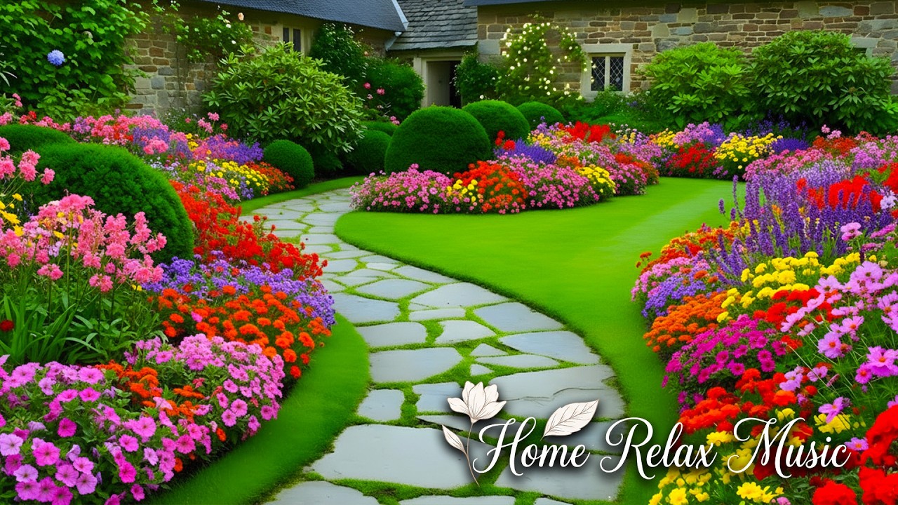 Calming Garden Ambience 🌿 Soft Piano Music to Relax Your Mind & Ease Stress