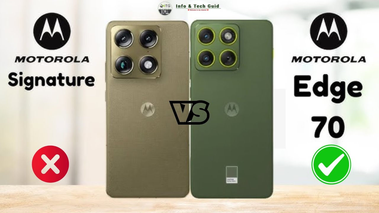 Motorola Signature vs Motorola Edge 70 – Full Comparison (Which Is Better?) #2026 