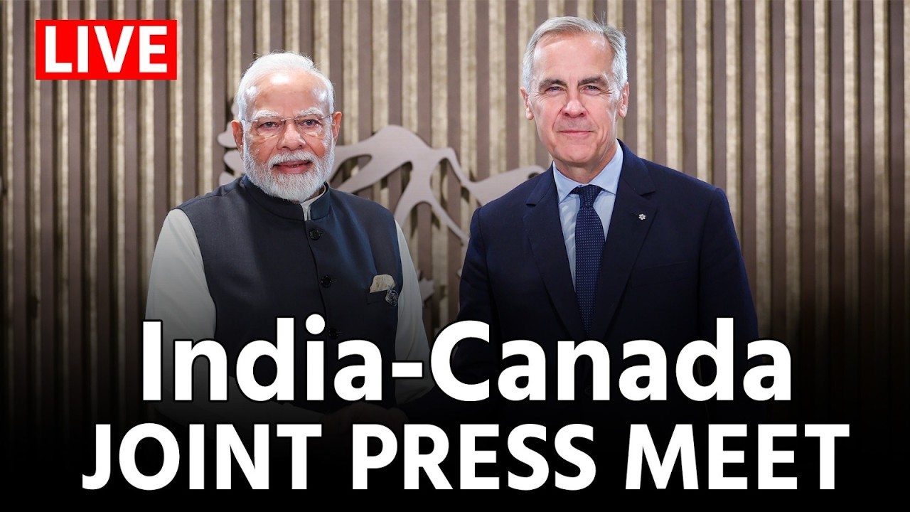 LIVE: PM Modi, PM Carney of Canada attend joint press meet at Hyderabad House, New Delhi