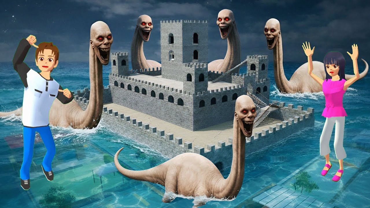 Yuta Mio Buat Benteng Raksasa Paling Aman Dari PASUKAN WAJAH MANUSIA MENGERIKAN THALASSOPHOBIA 😱. 