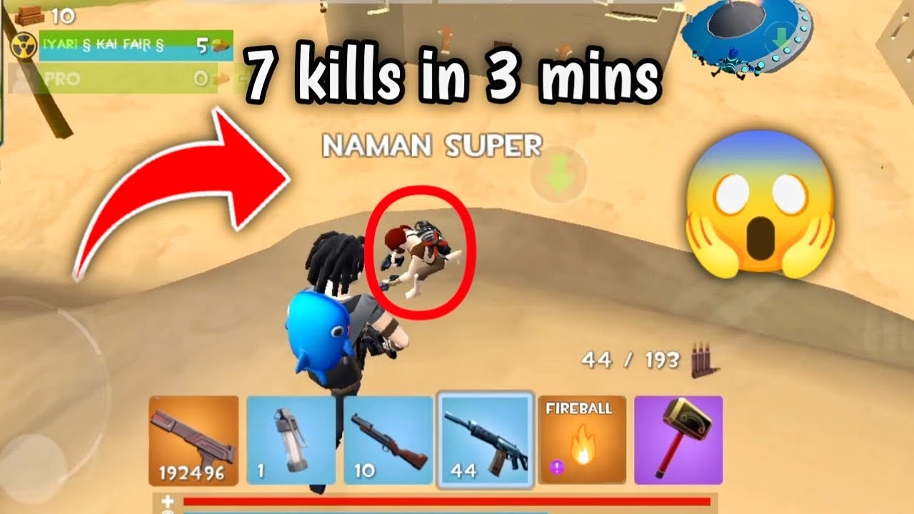 Rocket Royale 7 Kills in 3 minutes with My New Skin!