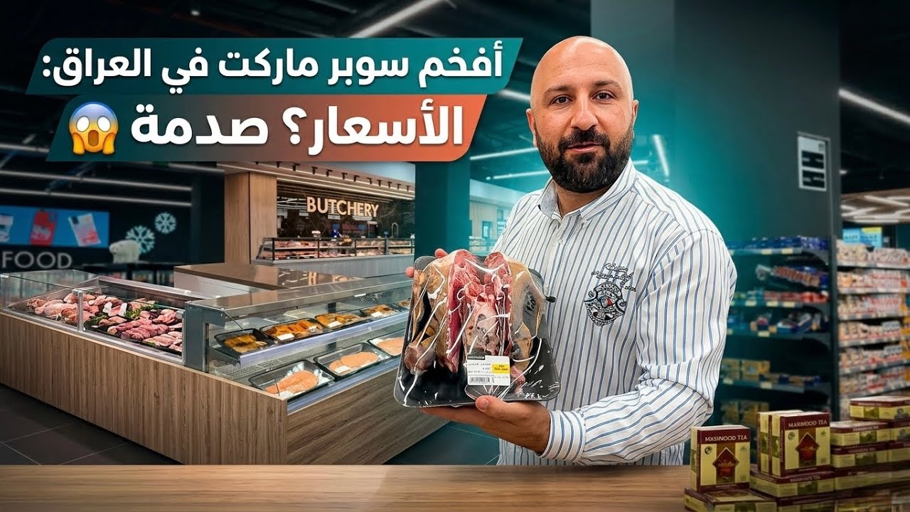 دخلت أفخم سوبر ماركت بالعراق 😳🇮🇶&hellip; الأسعار صدمتني حرفياً!2026