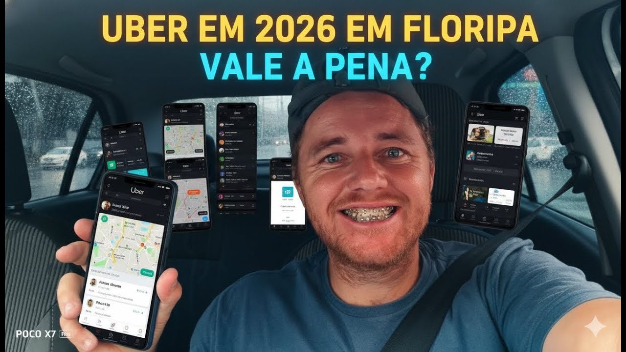 Uber em Floripa vale a pena em 2026? 😳 A verdade que ninguém conta