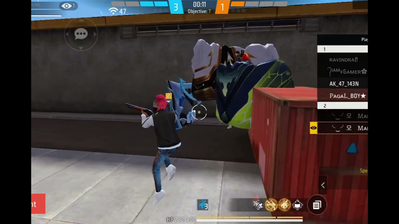 Guild_test__2vs4__#freefire #funny__moments#1vs4