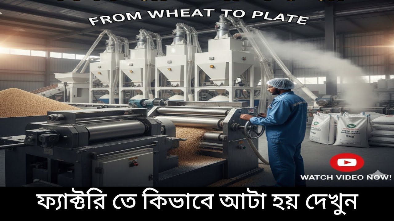 ফ্যাক্টরি তে কিভাবে আটা তৈরী হয় দেখুন | mhm news