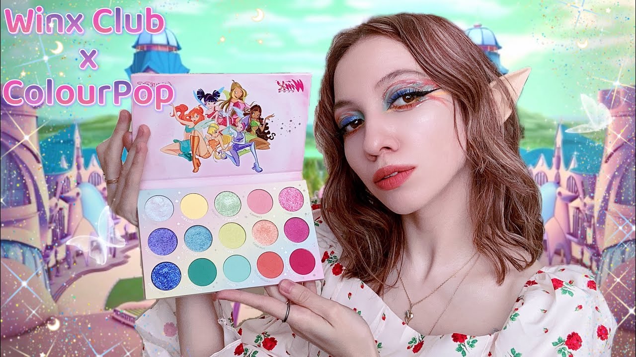 Winx Club x ColourPop✨ just like magix🌸 обзор палетки Winx