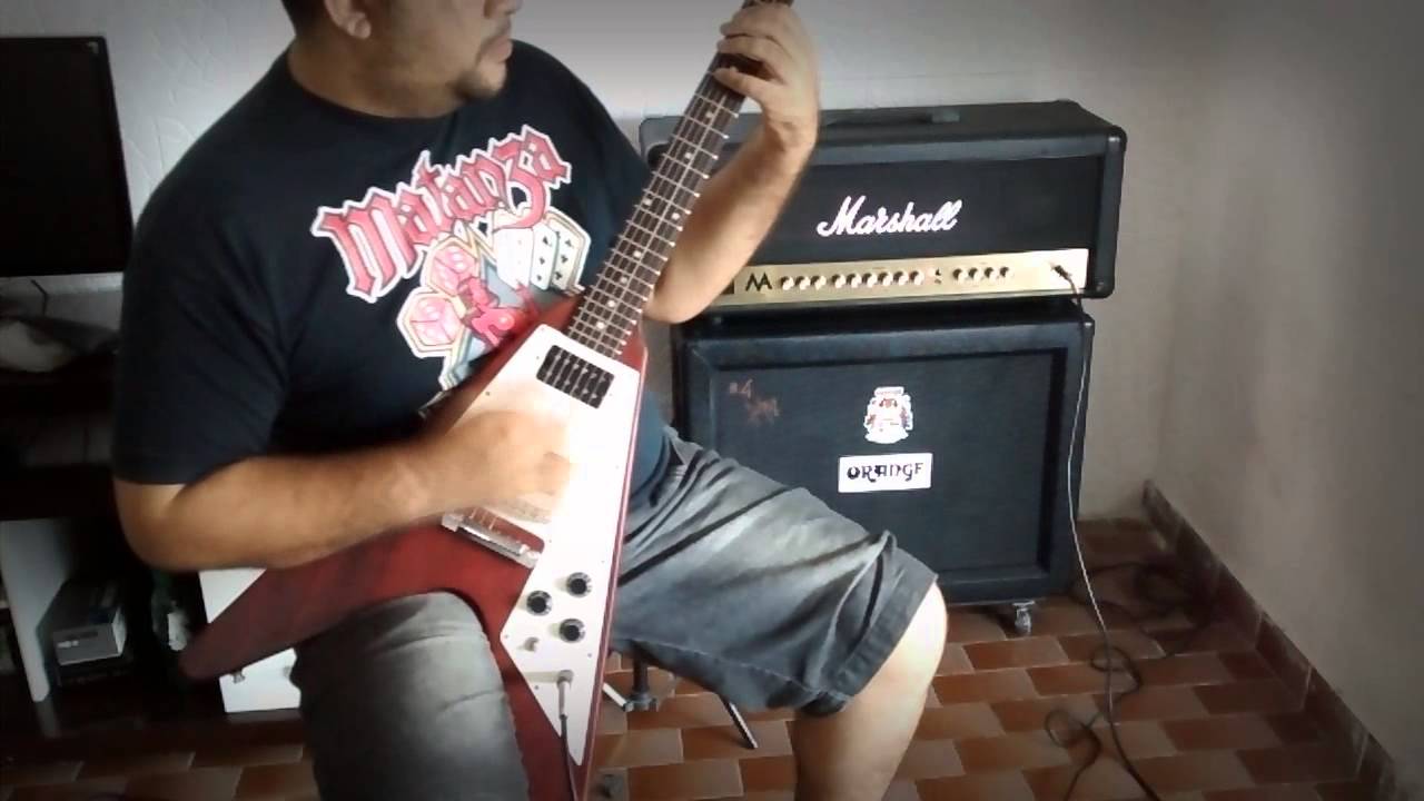 MARSHALL MA100H + GIBSON FLY V