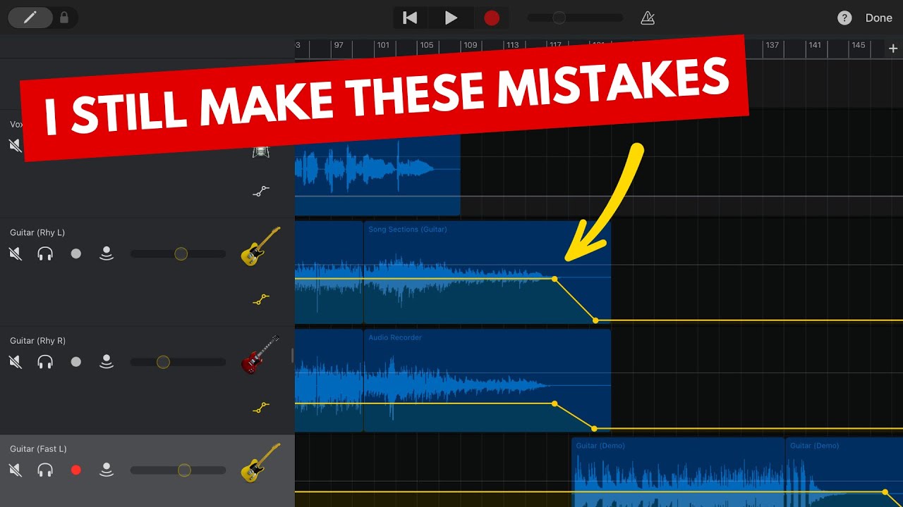 People Are Still Making These 6 GarageBand iOS MISTAKES!