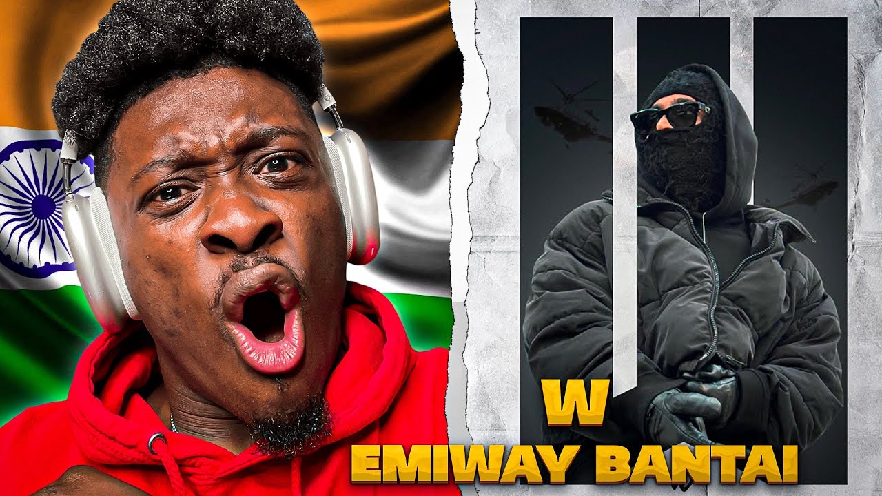 EMIWAY BANTAI - W | ОФИЦИАЛЬНЫЙ ВИДЕОКЛИП | 🇮🇳🔥 РЕАКЦИЯ
