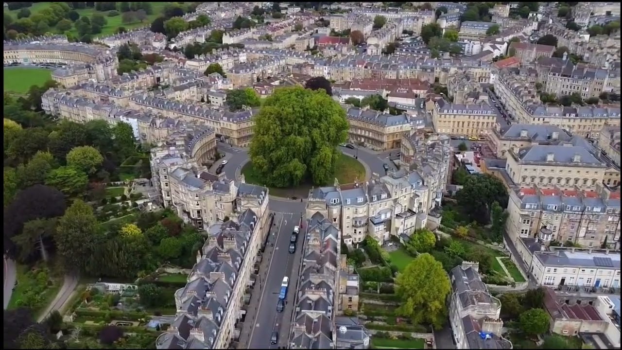 Bath drone video Nathan