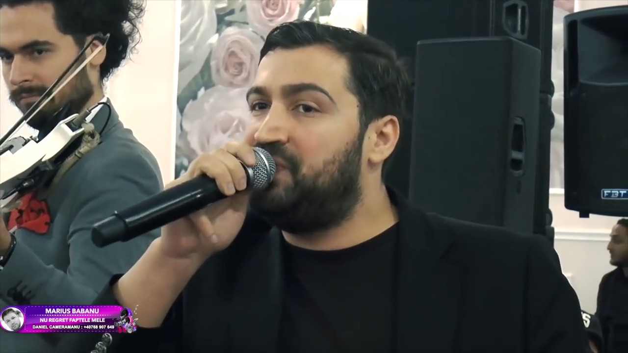 Marius Babanu - Nu regret faptele mele  | LIVE