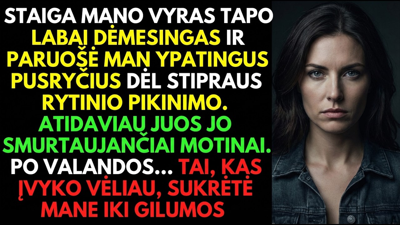 Mano vyro „saldūs“ pusryčiai dėl rytinio pykinimo sukėlė chaosą