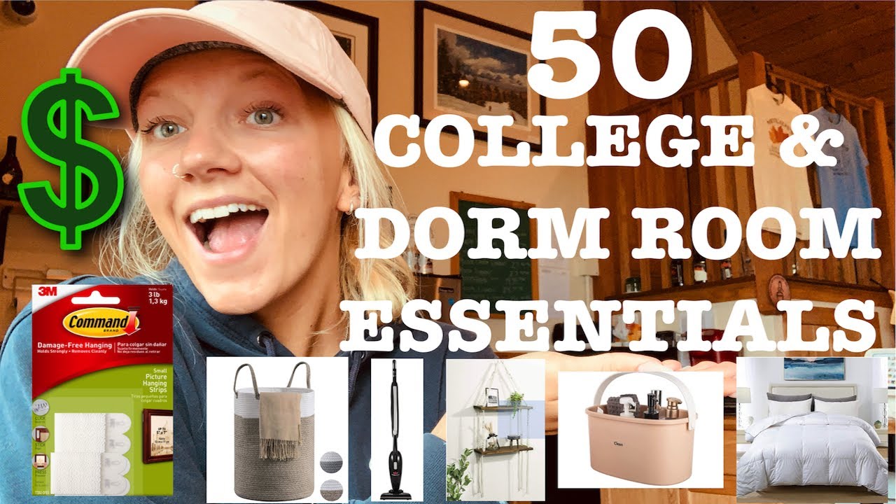 50 COLLEGE + DORM ROOM ESSENTIALS || 2021-2022