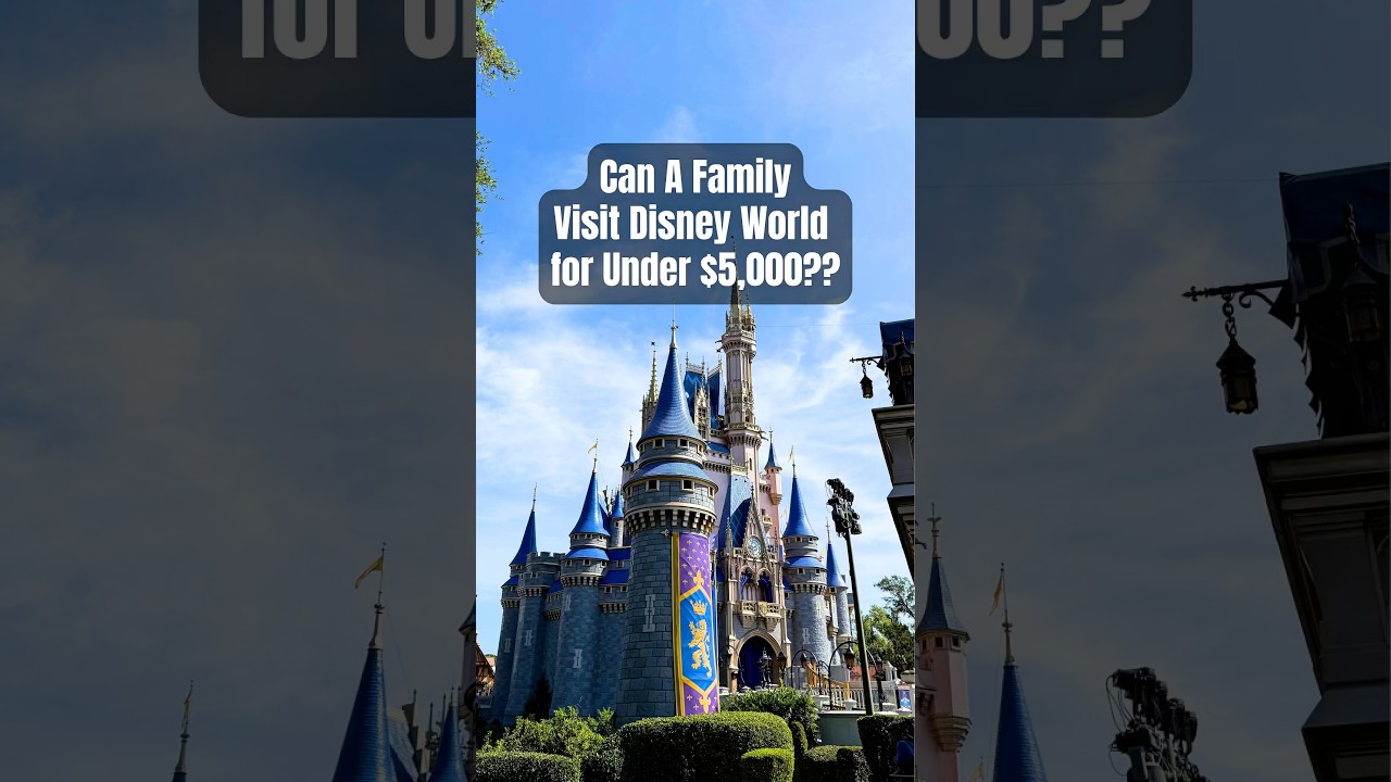 Can a Family Realistically Visit Disney World for Under $5,000??🤨 #disneytrip #disneyvacation