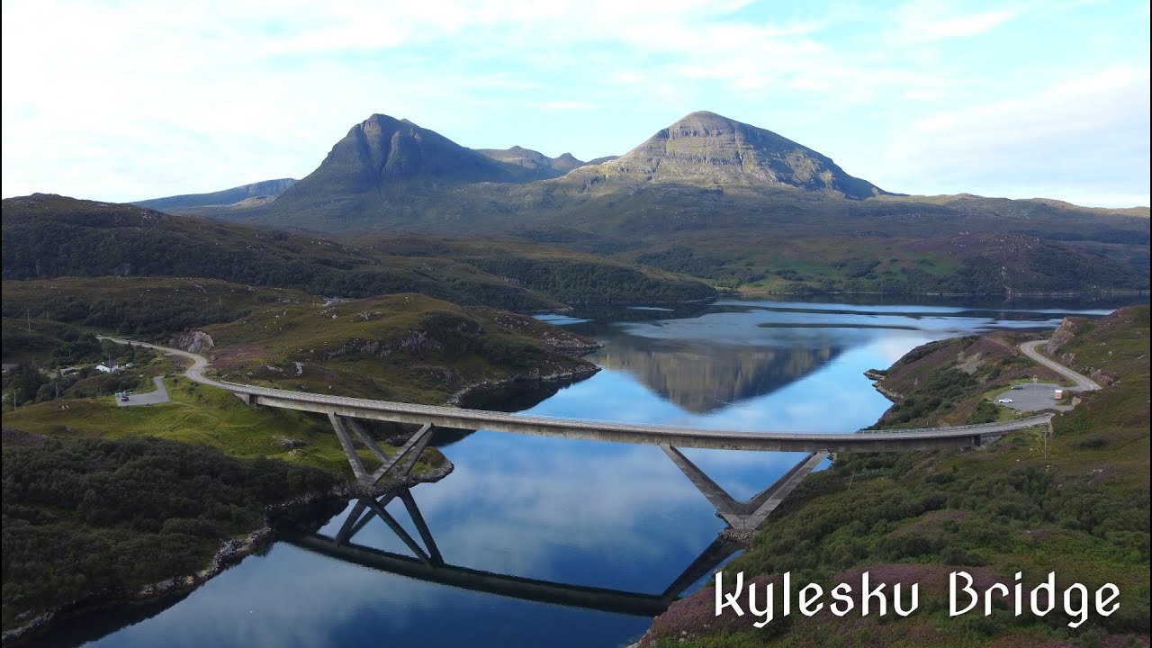 Kylesku Bridge - Assynt - Scotland | 4K | DJI Mini2