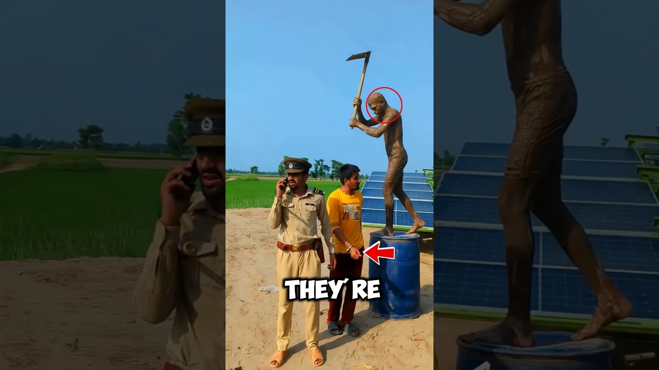 The Statue That Outsmarted the Police! 🗿🚨😂