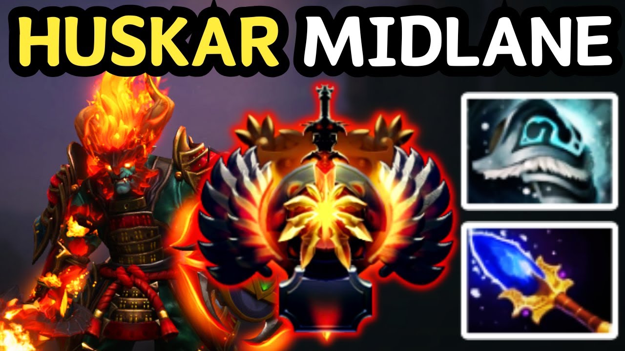 🔥 “TOO HOT TO HANDLE” 😂 — HUSKAR MID MADNESS | DOTA 2 🔥