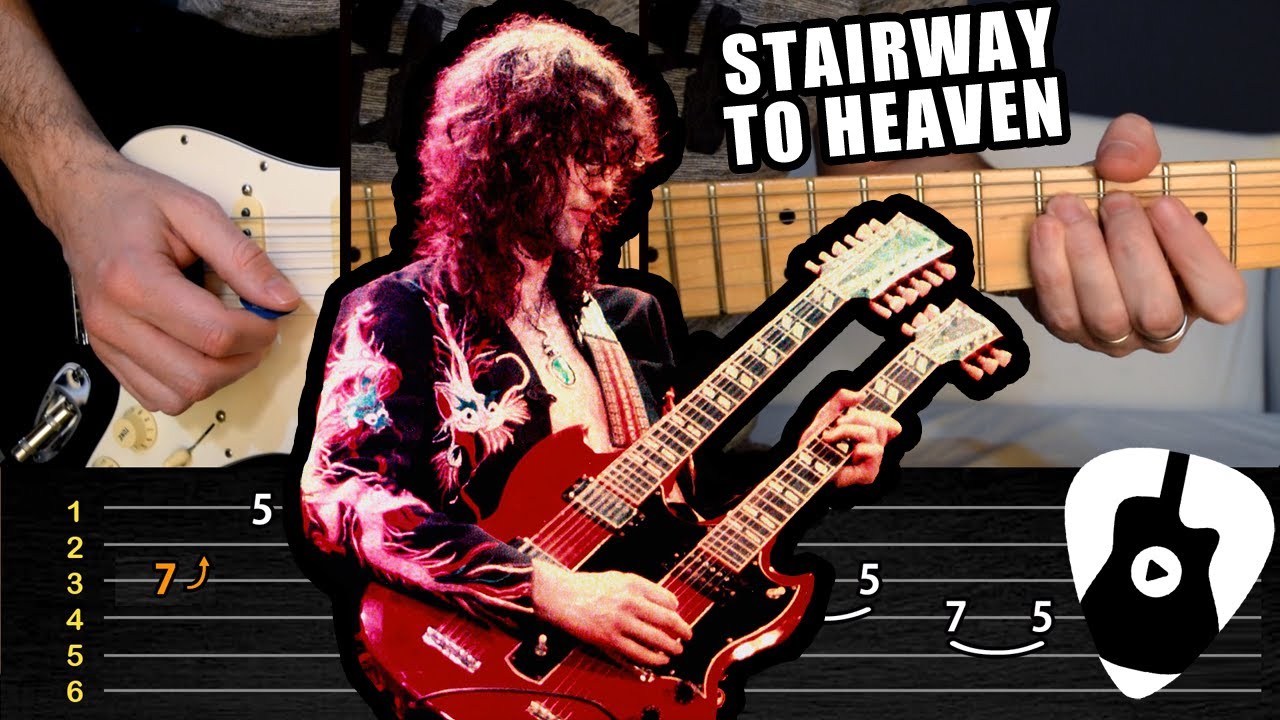 Como tocar el épico solo de Stairway to Heaven (Led Zeppelin) en guitarra eléctrica | Tutorial TCDG