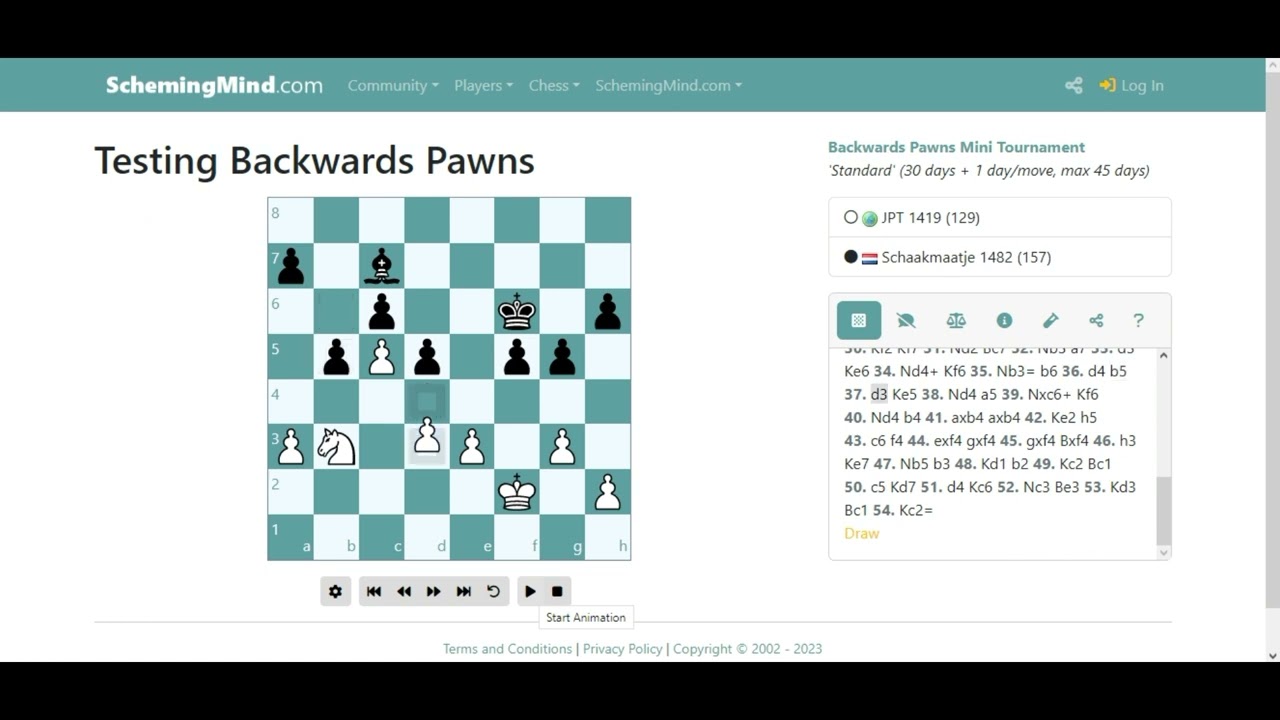 Backwards Pawns