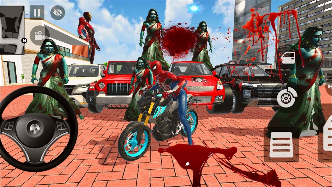 🎮 Franklin order by 🥳 Ghost 👻 & Spiderman 🦚 Car Simulator 🥰 3D Gameplay Video Theft Auto simulator 🎮