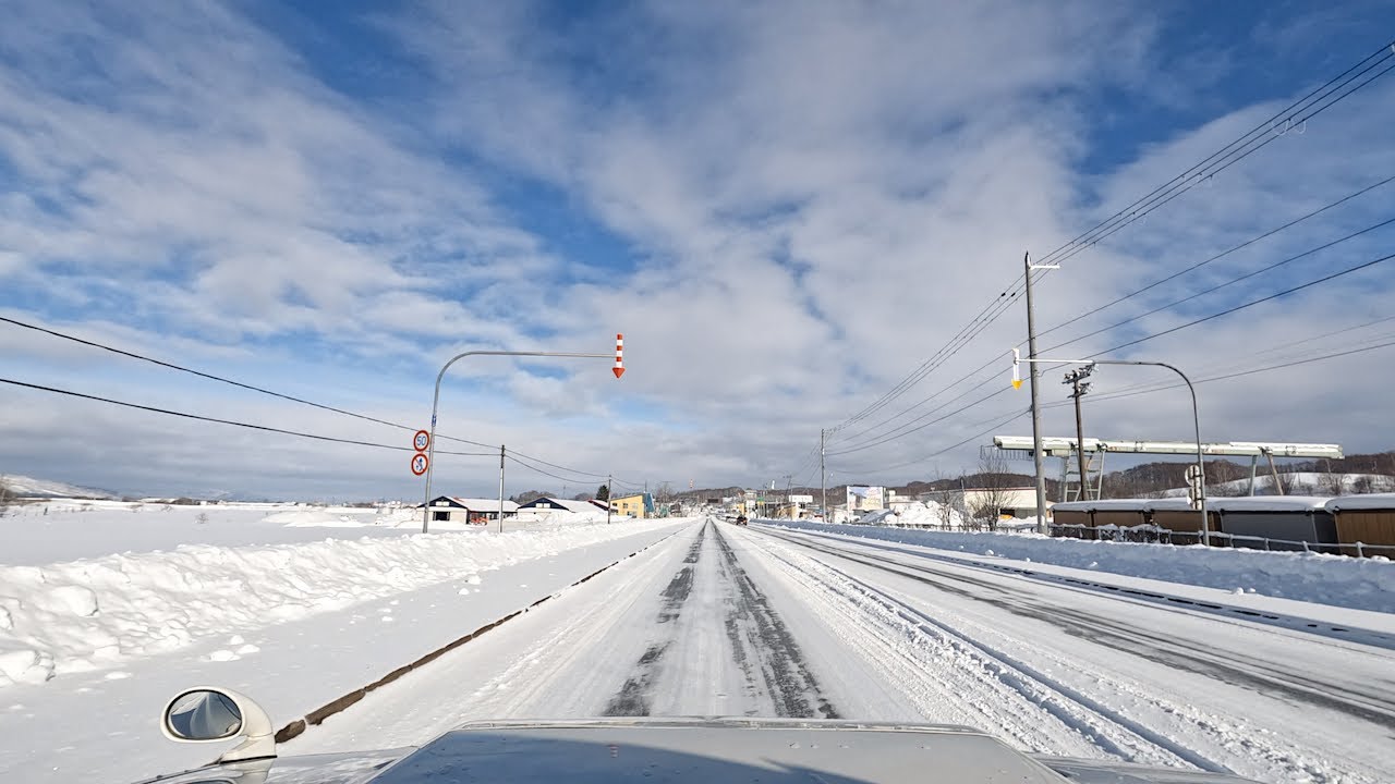 国道40号：士別剣淵IC出口→道の駅 羊のまち 侍・しべつ（北海道）