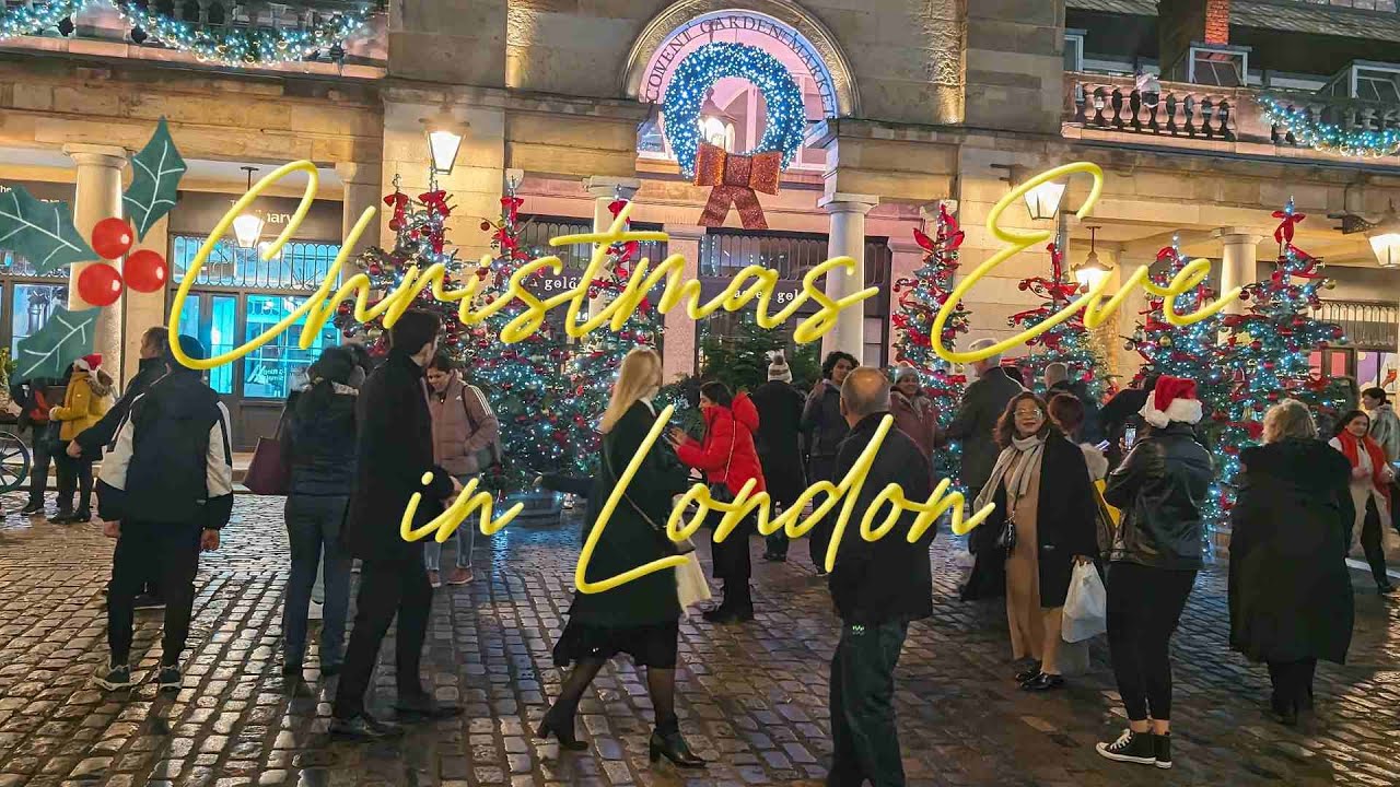 ✨ Christmas Eve Magic in London's West End: Lights, Laughter, and Festive Cheer! ✨