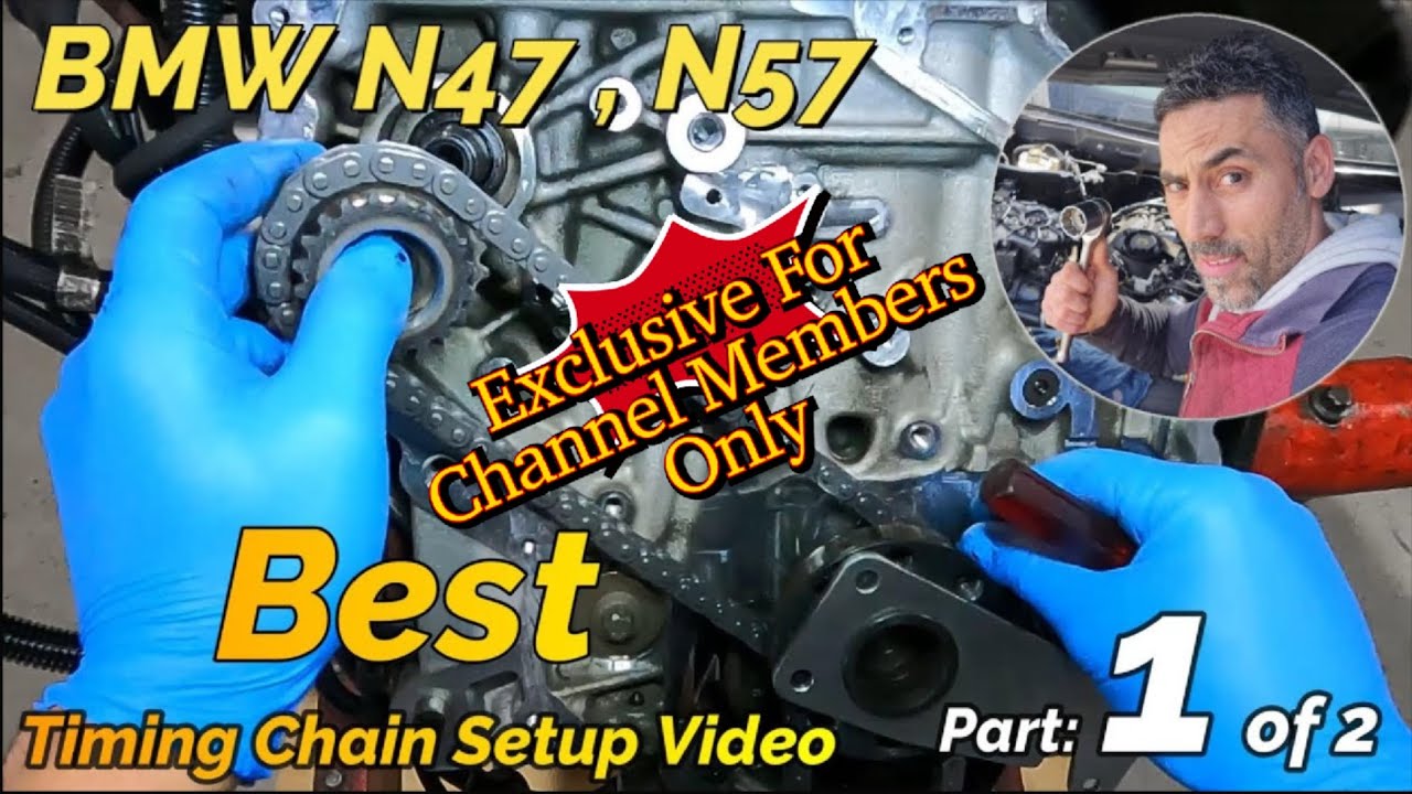 Настройка цепи ГРМ двигателей BMW N47 и N57, часть 1