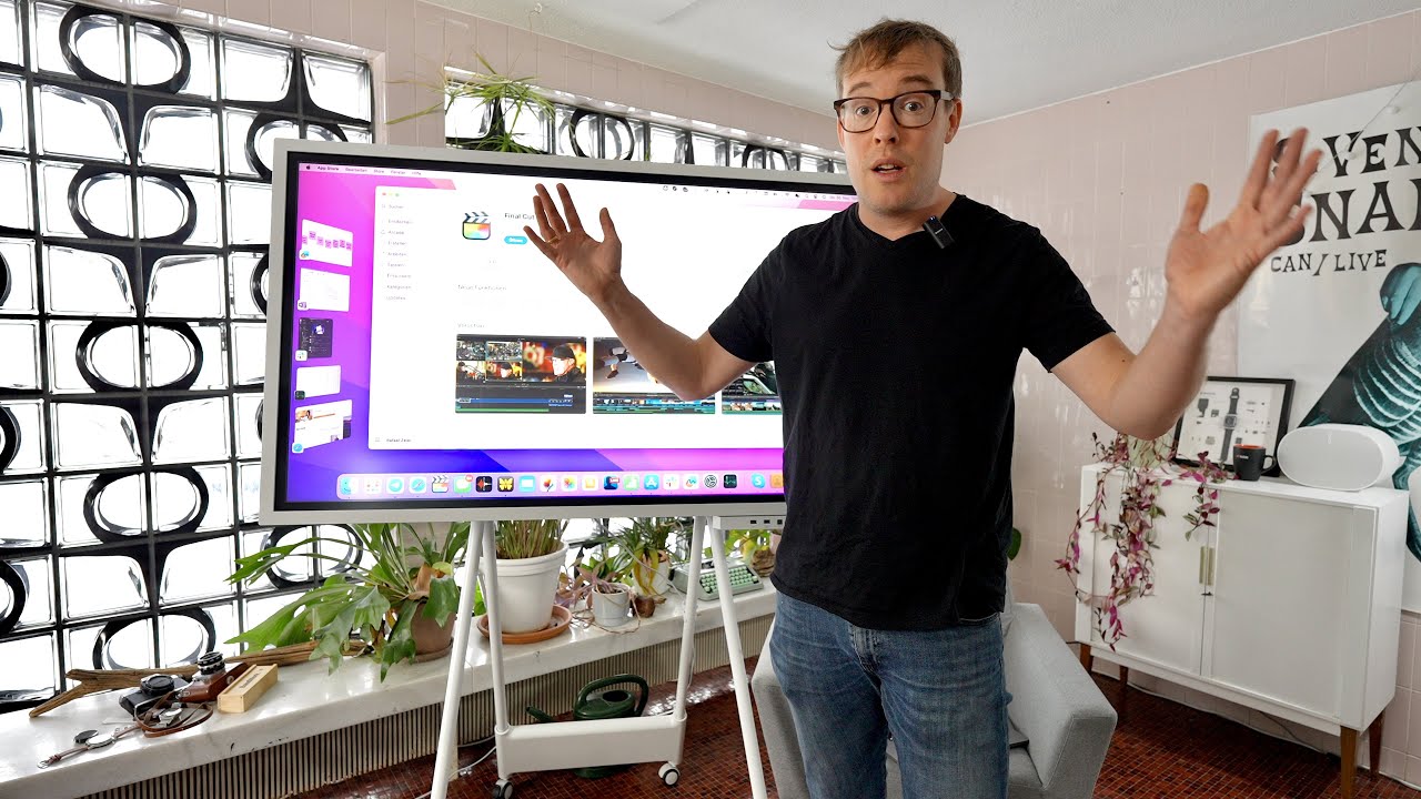 Mega-Touchscreen! Digital-Flipchart Samsung Flip im Test (plus macOS mit Touch)