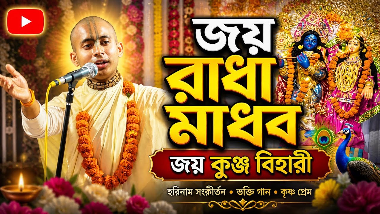 জয় রাধামাধব জয় কুঞ্জবিহারী।। দীনদয়াল দাস বাবাজি কীর্তন।। রাধা দামোধর সম্প্রদায় #kirtan 
