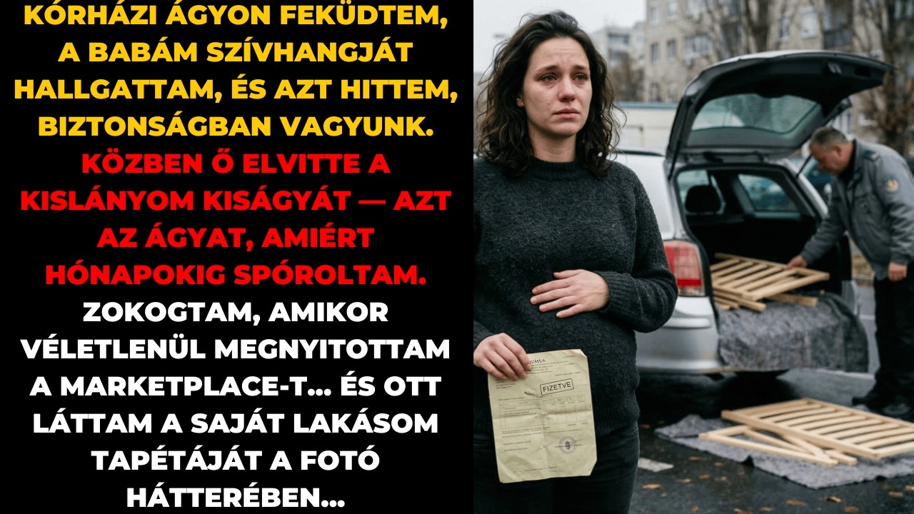 A sógornőm eladta a babám kiságyát. A rendőrök a vevőnél várták, a lakásából pedig kizártam