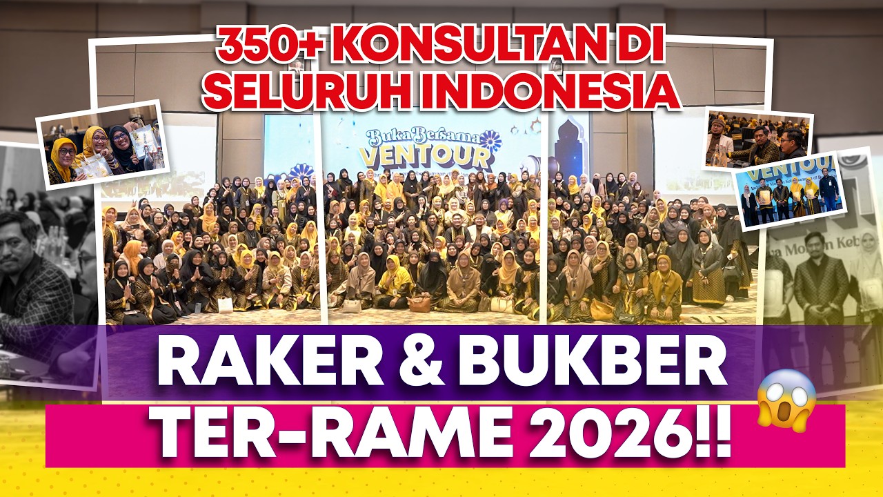 BANYAK KEJUTAN DALAM RAKER & BUKBER KONSULTAN VENTOUR TRAVEL 2026‼️🤩
