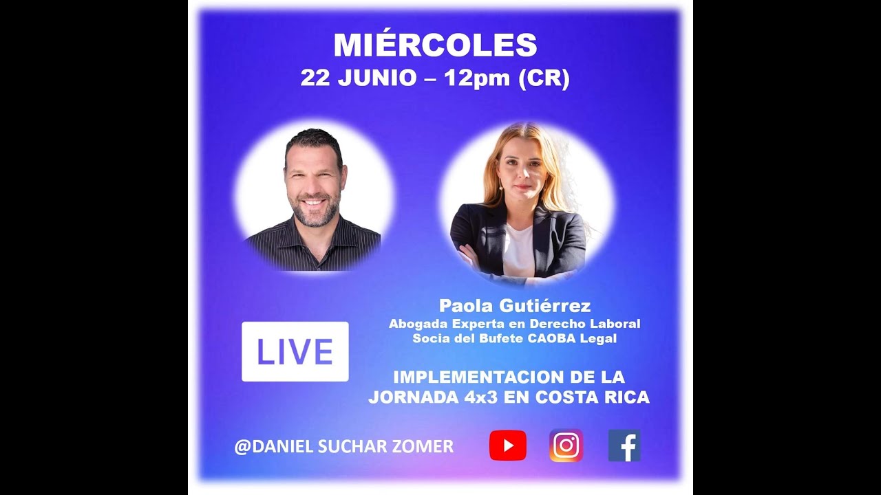 HOY MIERCOLES -- 12:00pm🗣 Paola Guti&eacute;rrez -- Abogada Expert en Derecho Laboral